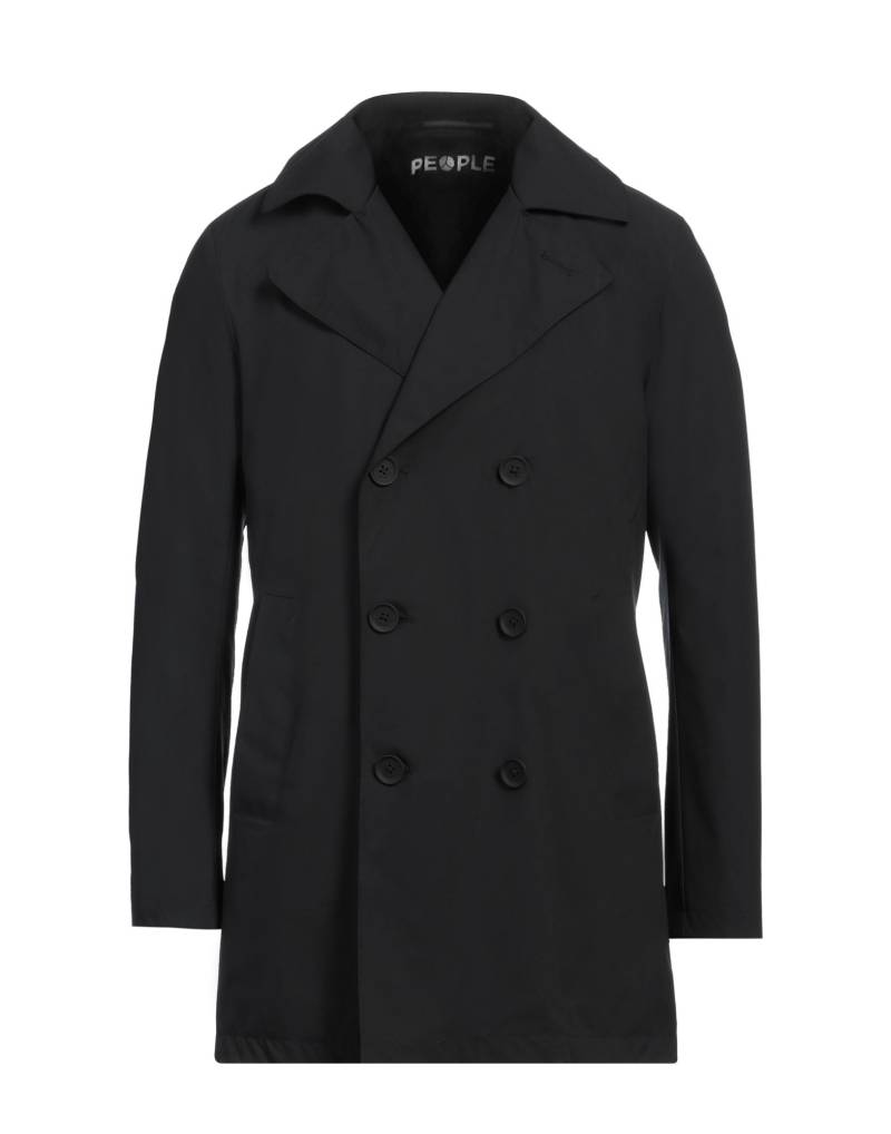 PEOPLE OF SHIBUYA Jacke, Mantel & Trenchcoat Herren Schwarz von PEOPLE OF SHIBUYA