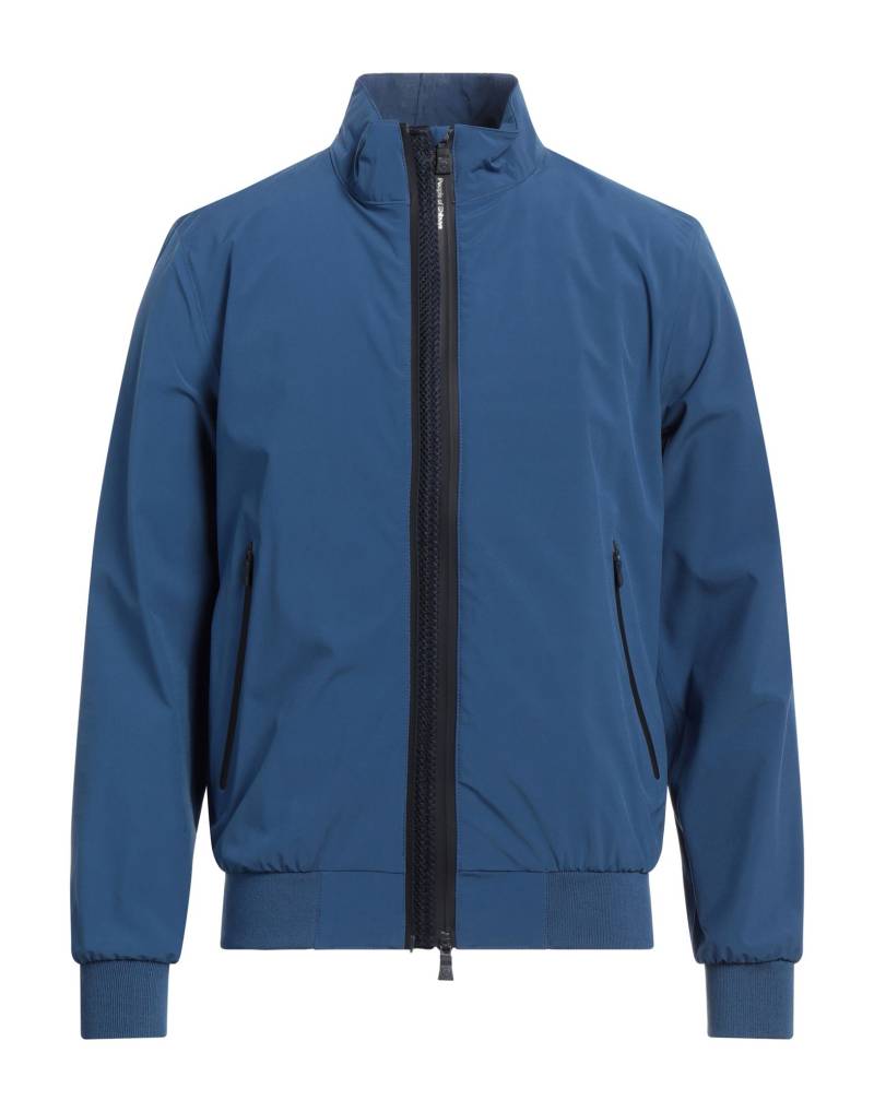 PEOPLE OF SHIBUYA Jacke & Anorak Herren Blaugrau von PEOPLE OF SHIBUYA