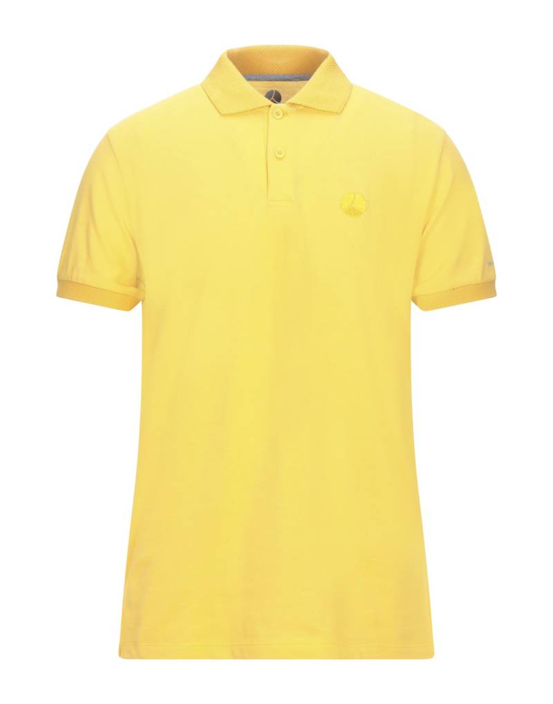 PEOPLE OF SHIBUYA Poloshirt Herren Gelb von PEOPLE OF SHIBUYA