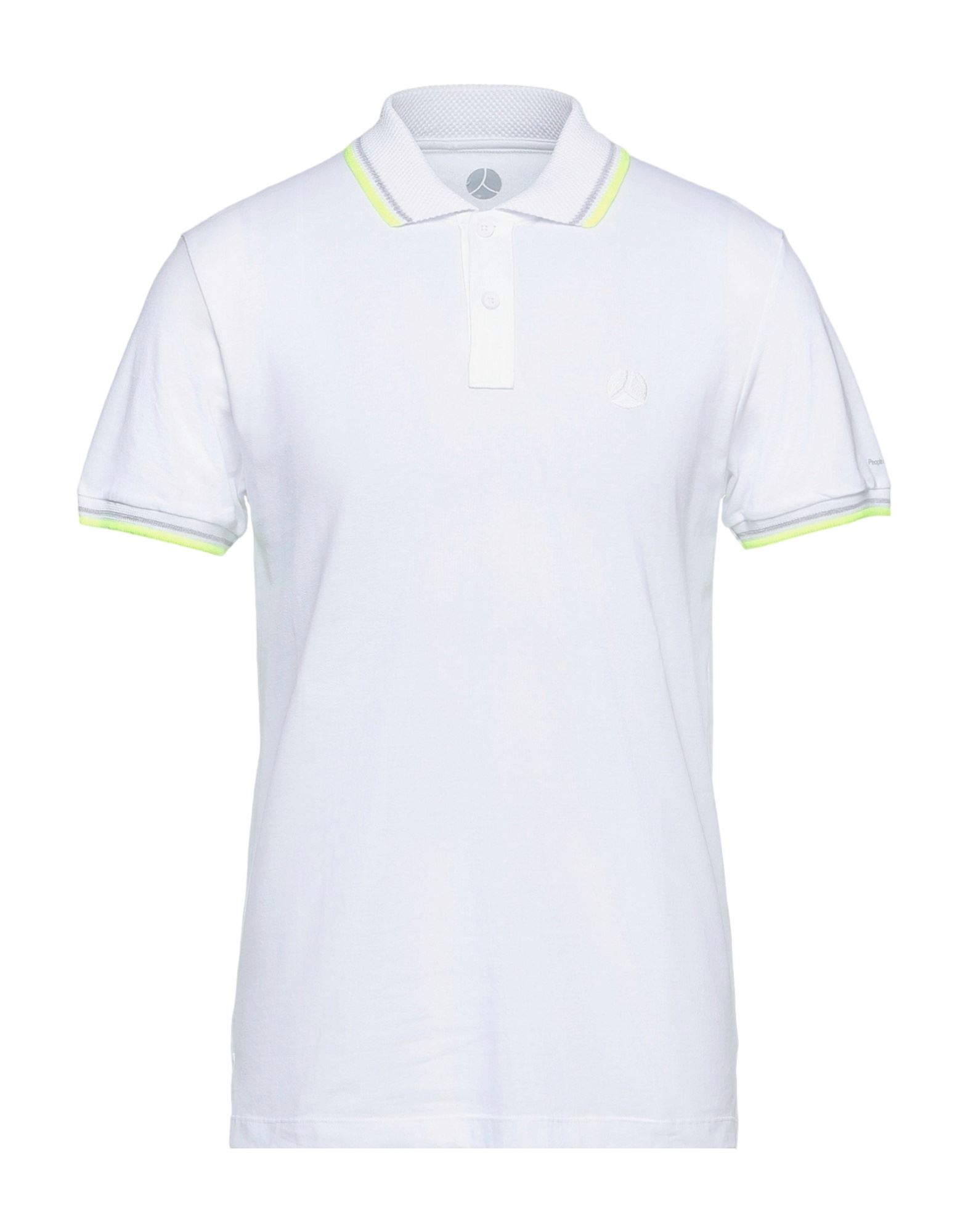 PEOPLE OF SHIBUYA Poloshirt Herren Weiß von PEOPLE OF SHIBUYA