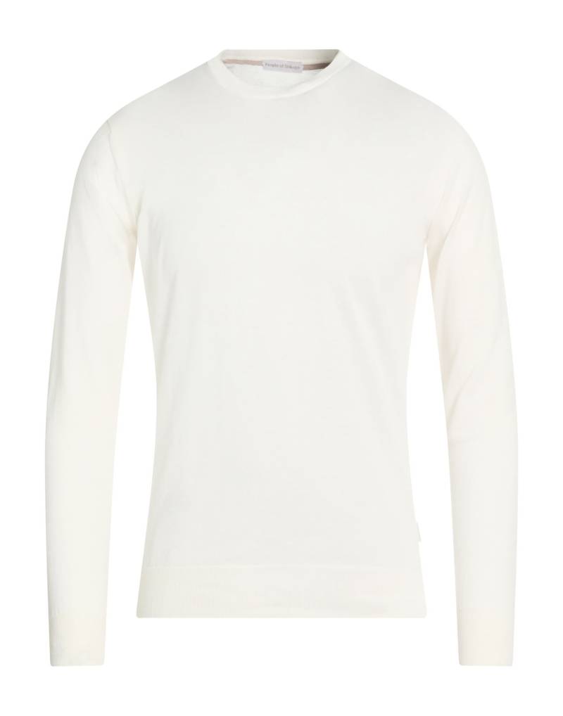 PEOPLE OF SHIBUYA Pullover Herren Elfenbein von PEOPLE OF SHIBUYA