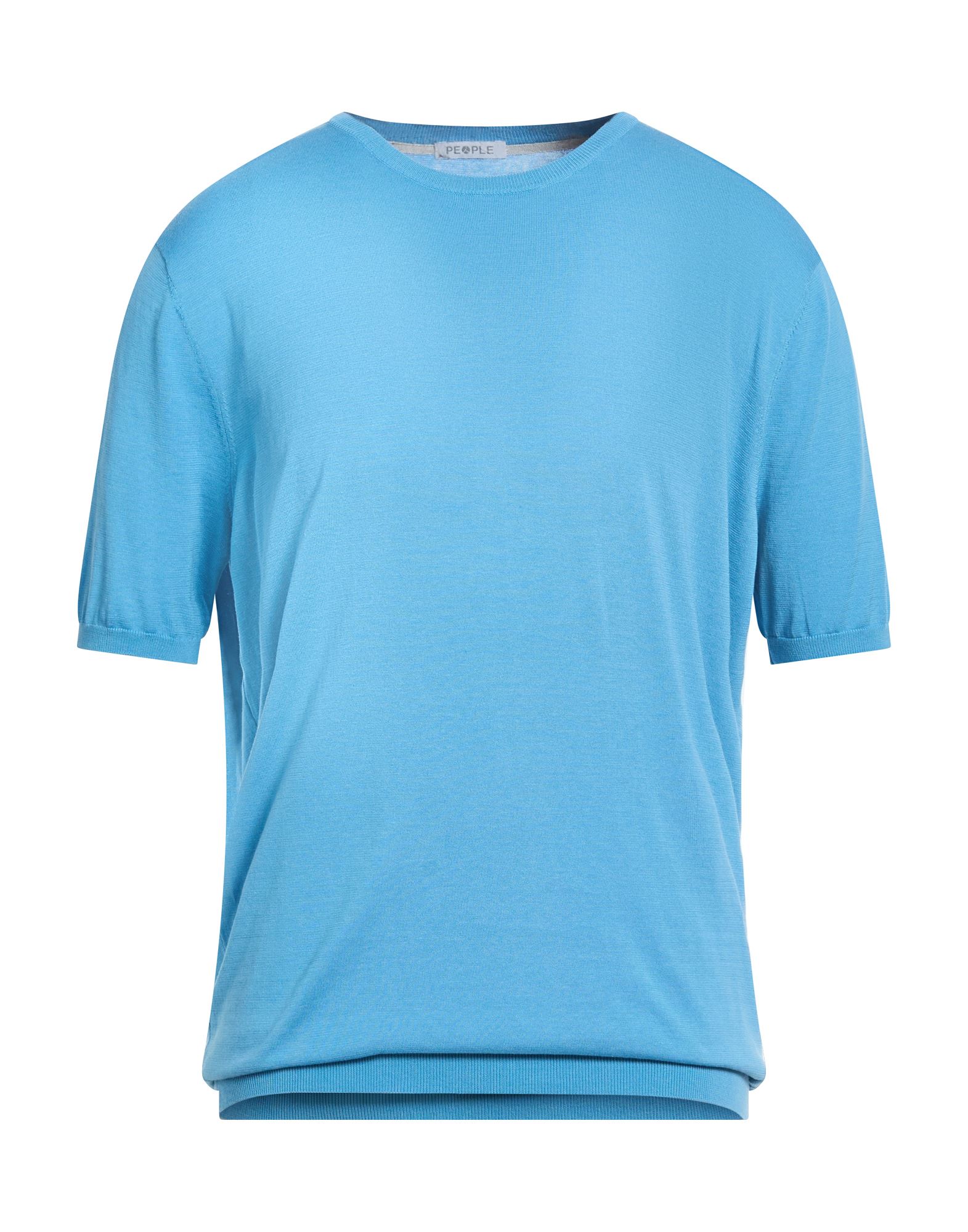 PEOPLE OF SHIBUYA Pullover Herren Hellblau von PEOPLE OF SHIBUYA