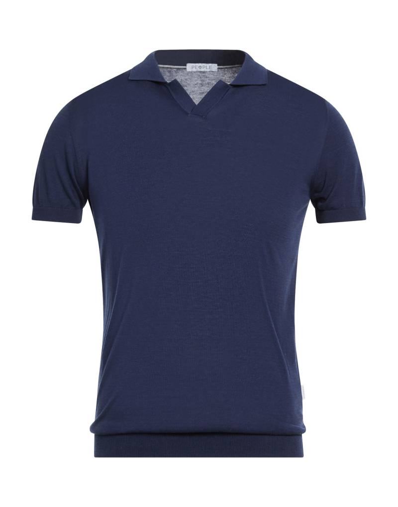 PEOPLE OF SHIBUYA Pullover Herren Marineblau von PEOPLE OF SHIBUYA