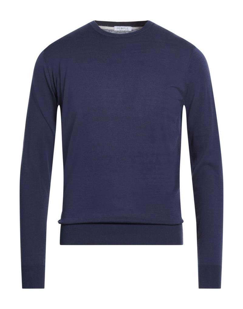 PEOPLE OF SHIBUYA Pullover Herren Marineblau von PEOPLE OF SHIBUYA