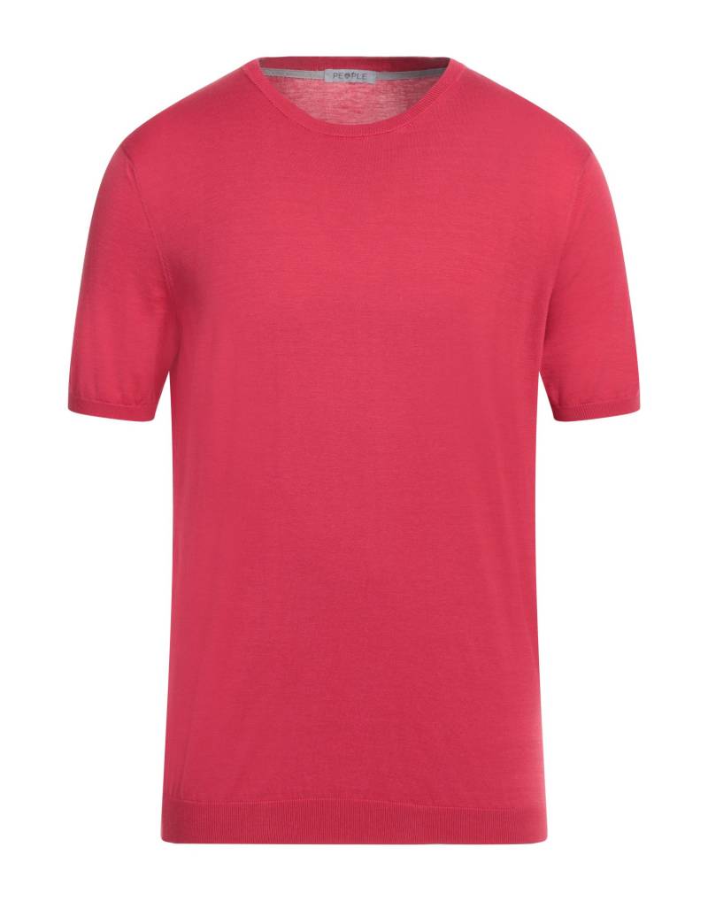 PEOPLE OF SHIBUYA Pullover Herren Rot von PEOPLE OF SHIBUYA