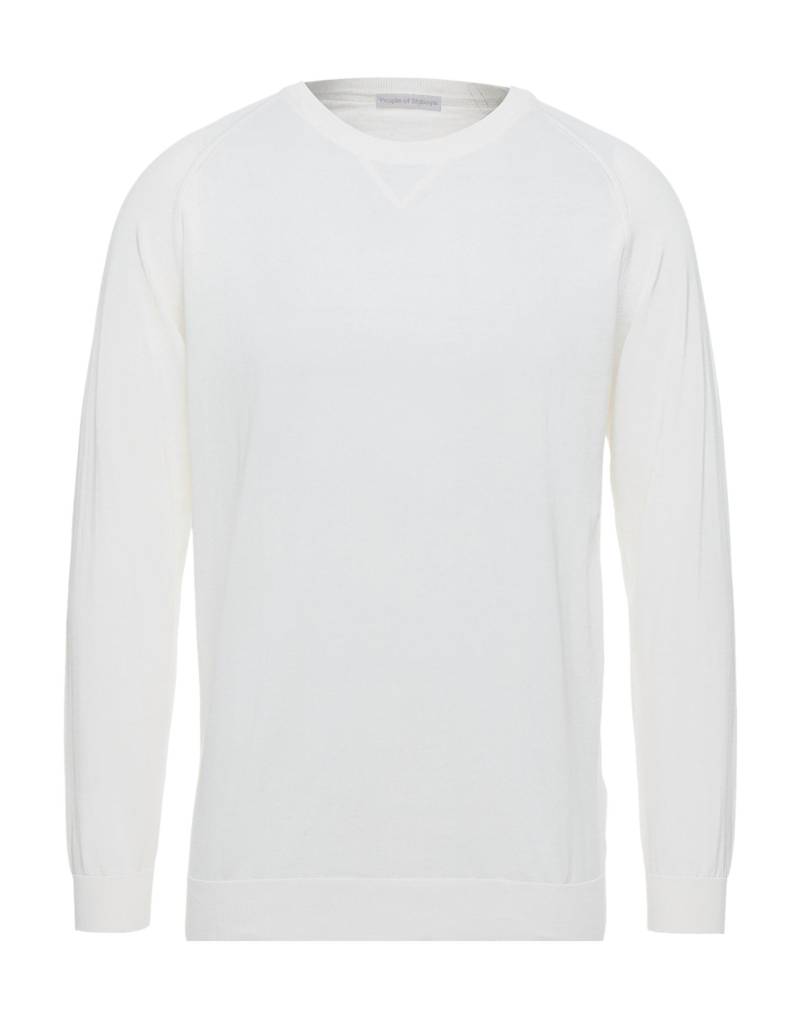 PEOPLE OF SHIBUYA Pullover Herren Weiß von PEOPLE OF SHIBUYA