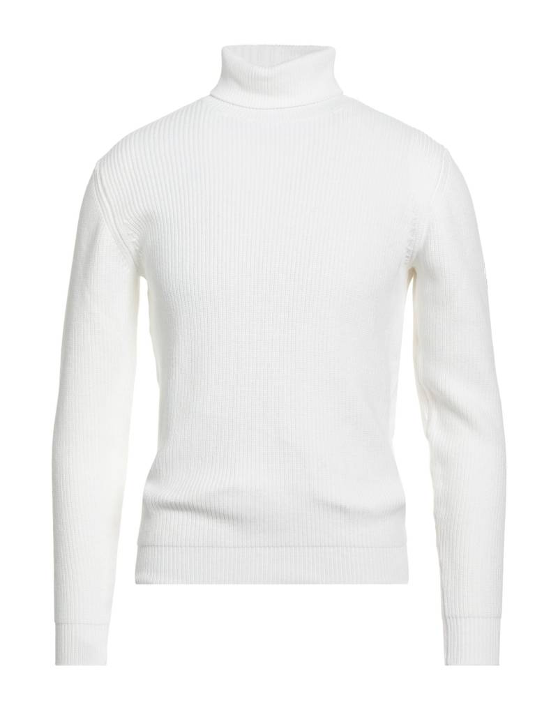 PEOPLE OF SHIBUYA Rollkragenpullover Herren Weiß von PEOPLE OF SHIBUYA