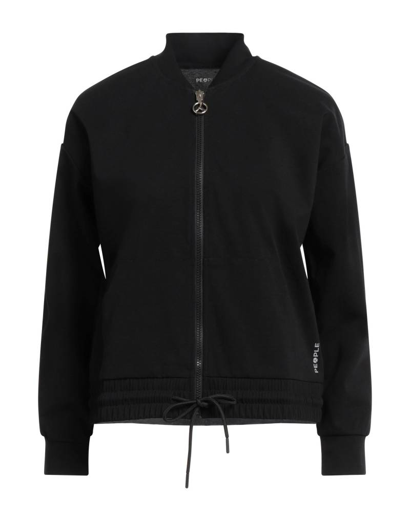 PEOPLE OF SHIBUYA Sweatshirt Damen Schwarz von PEOPLE OF SHIBUYA