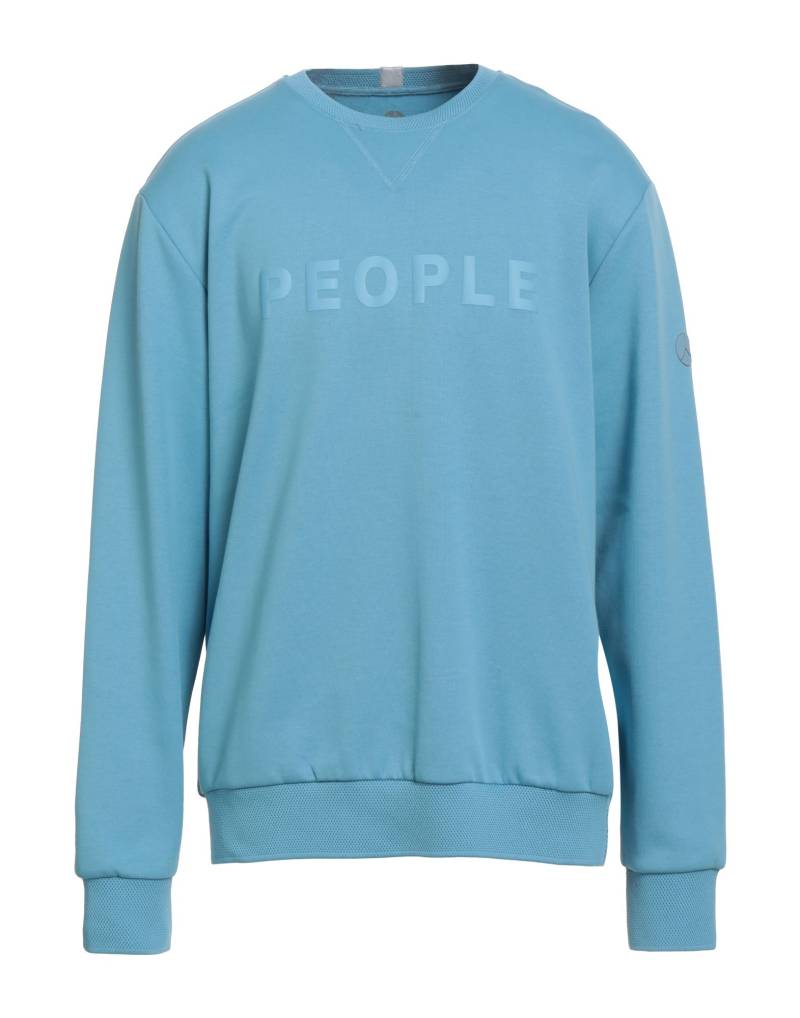 PEOPLE OF SHIBUYA Sweatshirt Herren Hellblau von PEOPLE OF SHIBUYA
