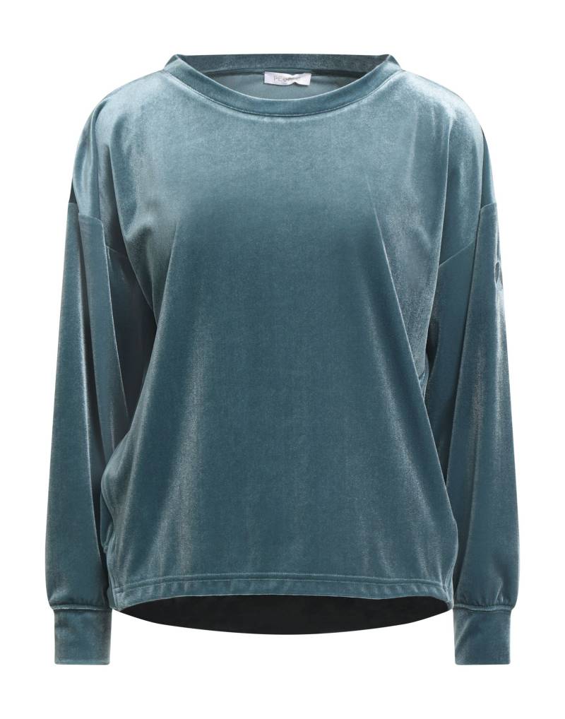 PEOPLE OF SHIBUYA Sweatshirt Damen Taubenblau von PEOPLE OF SHIBUYA
