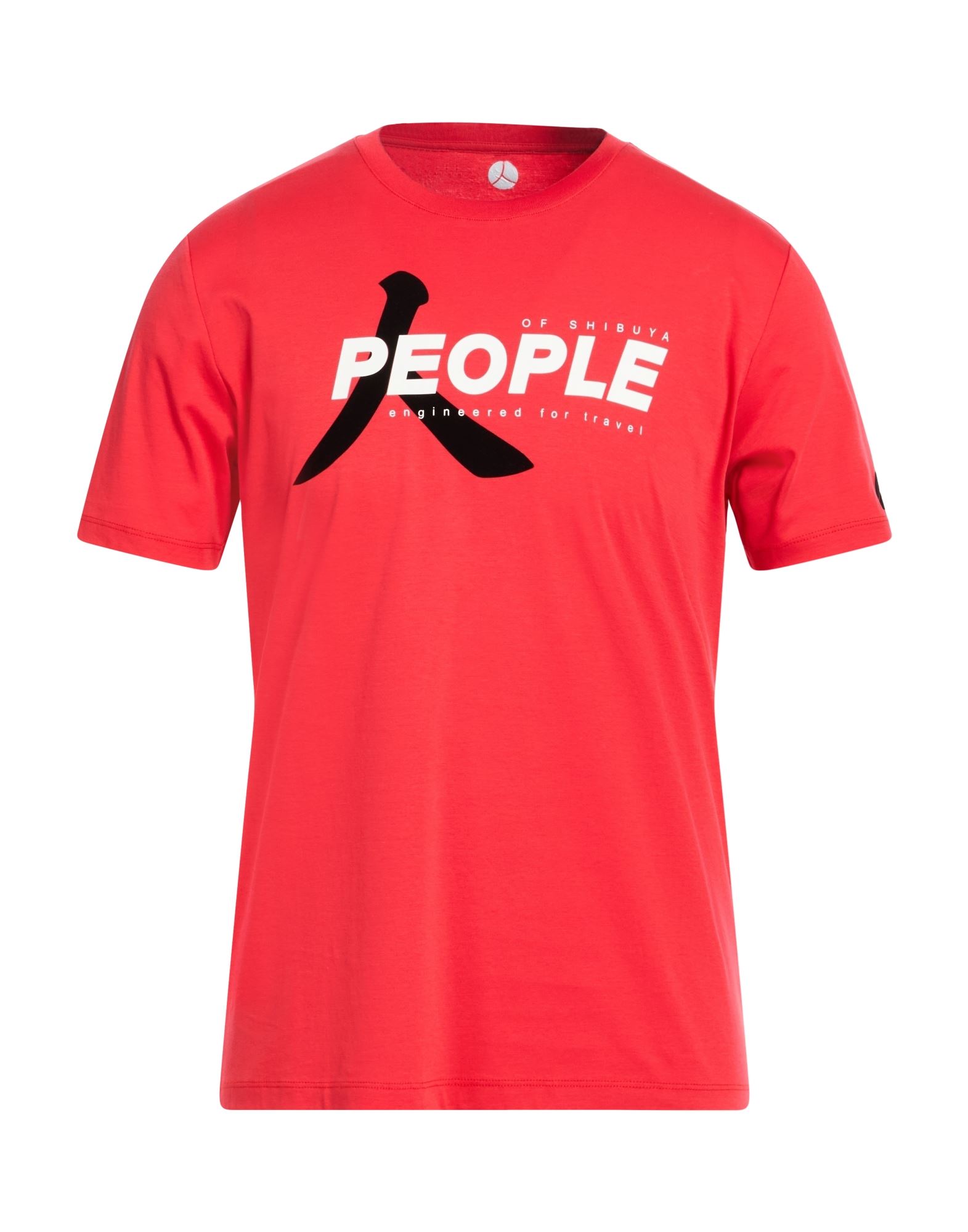 PEOPLE OF SHIBUYA T-shirts Herren Rot von PEOPLE OF SHIBUYA