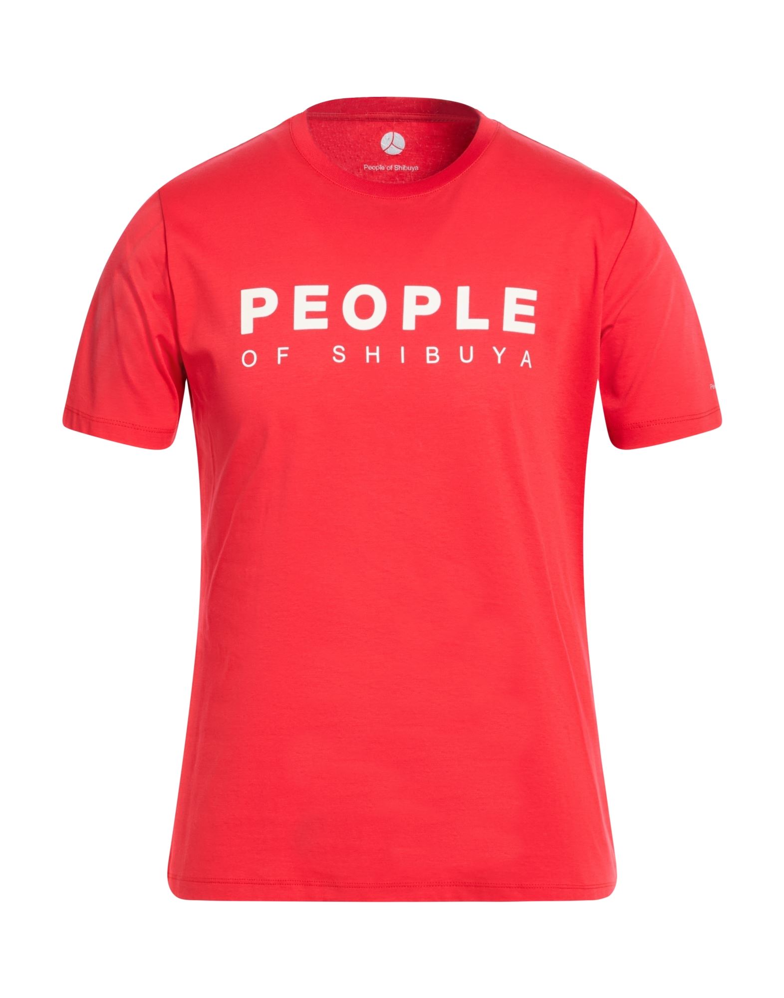 PEOPLE OF SHIBUYA T-shirts Herren Rot von PEOPLE OF SHIBUYA