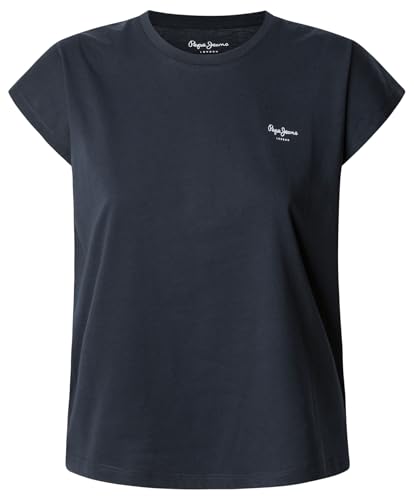 Pepe Jeans Damen Blooma T-Shirt, Blau (Dulwich Blue), Medium von Pepe Jeans