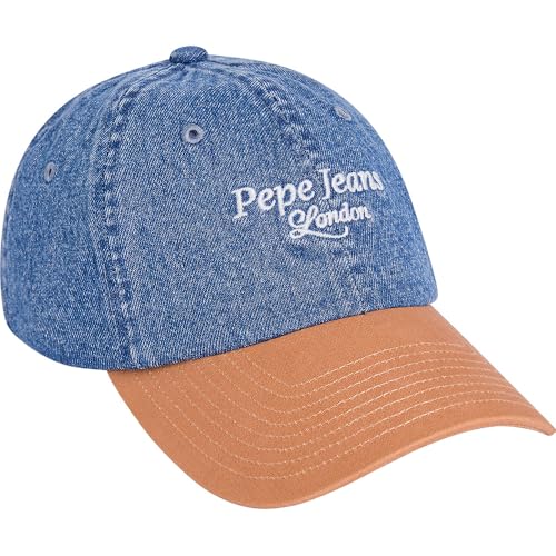 PEPE JEANS Unisex Denim Cap Verschluss, blau, One Size von PEPE JEANS