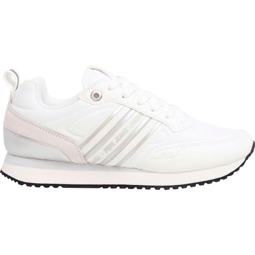 Pepe Jeans Damen Dublin Half W Sneak, White, 36 EU von Pepe Jeans