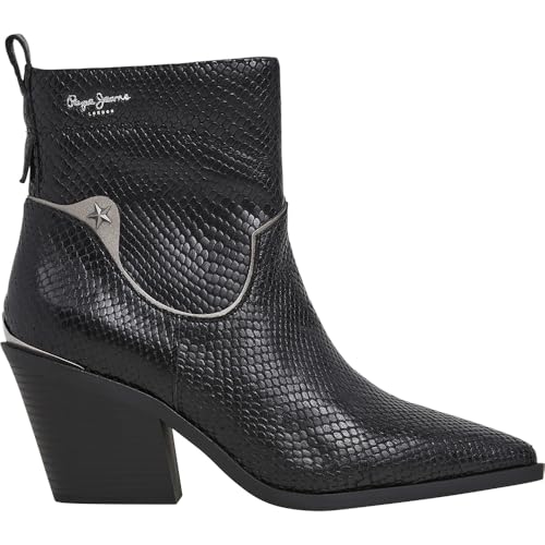 PEPE JEANS Gina Snake Booties EU 37 von PEPE JEANS