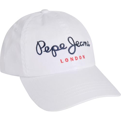 PEPE JEANS Mädchen Noa G Cap Verschluss, weiß, L von PEPE JEANS
