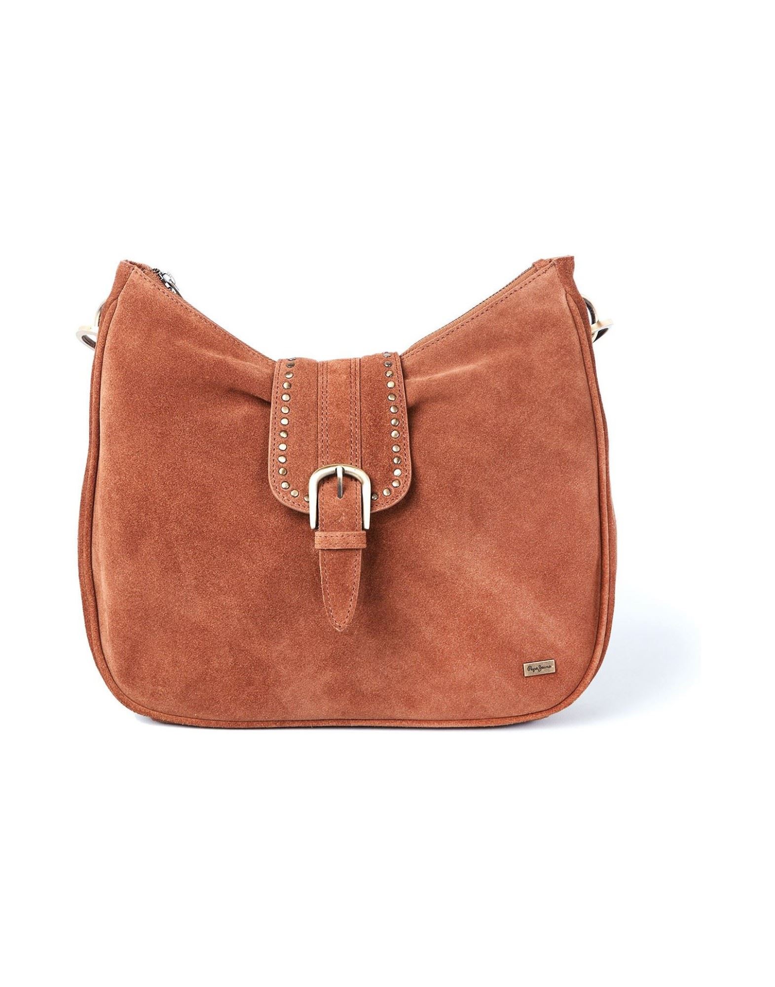 PEPE JEANS Schultertasche Damen Braun von PEPE JEANS