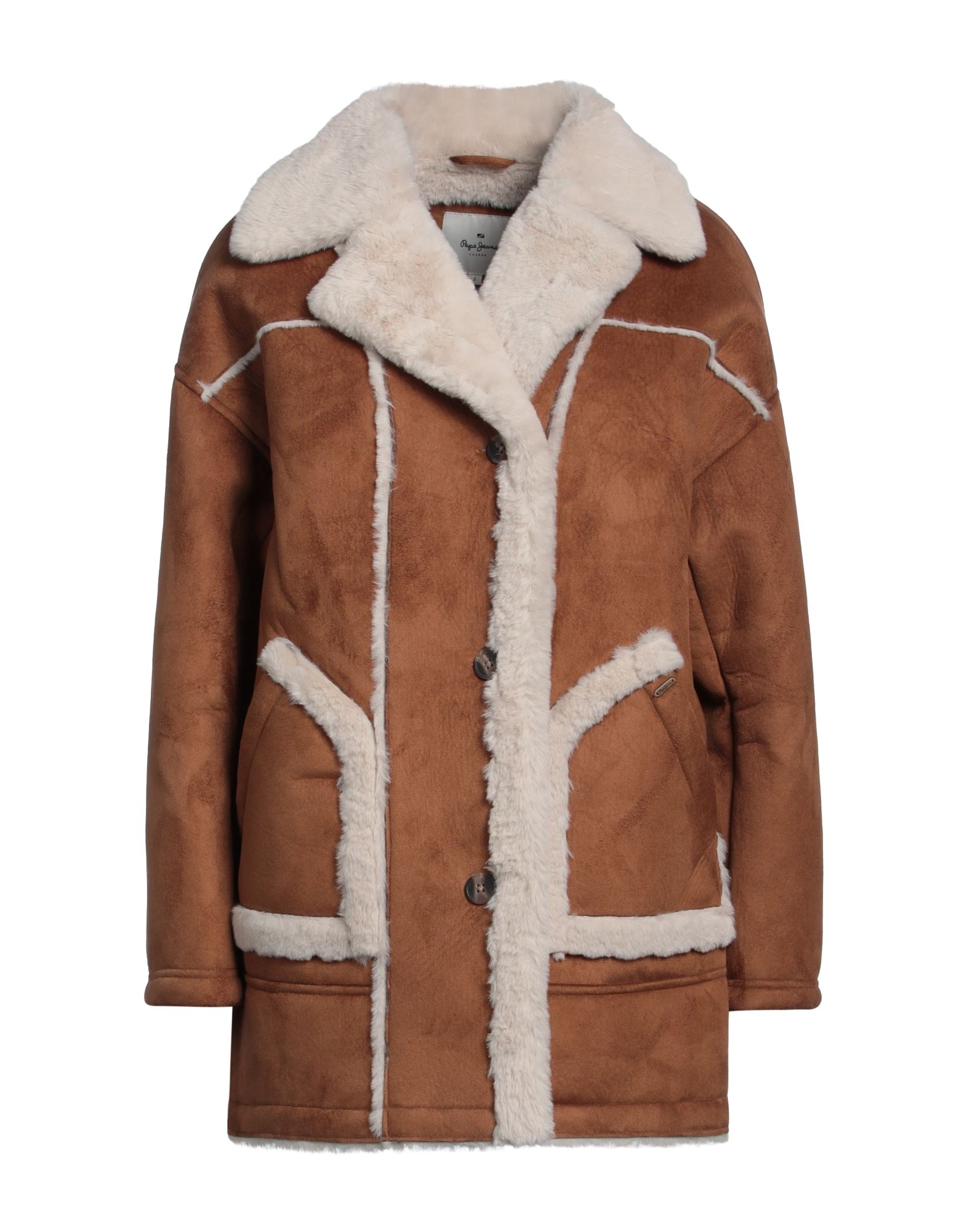 PEPE JEANS Shearling- & Kunstfell Damen Kamel von PEPE JEANS