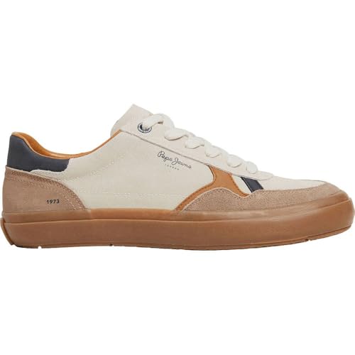 PEPE JEANS Unisex Travis Retro M Schuhe, beige, 40 EU von PEPE JEANS