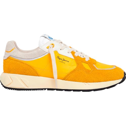 PEPE JEANS Unisex Marlon Divided M Schuhe, Gelb (Burnt Yellow), 43 EU von PEPE JEANS