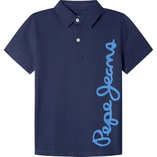 Pepe Jeans Jungen Waldo Polo Poloshirt, Blau (Marineblau), 4 Jahre von Pepe Jeans