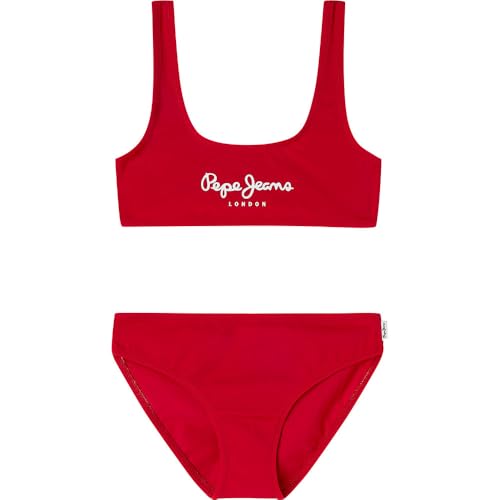 Pepe Jeans Mädchen Pepe Sc Bikini-Set, Rot (Rot), 12 Jahre von Pepe Jeans