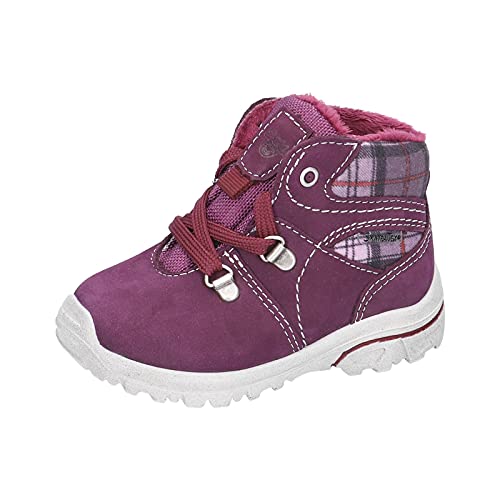 PEPINO RICOSTA Mädchen Boots DESSE, Weite: Weit (WMS),Sympatex,Outdoor-Kinderschuhe,wasserdicht,Kids,warm,Merlot (382),24 EU / 7 Child UK von PEPINO