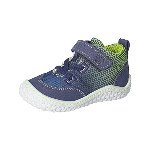 PEPINO Ricosta Jungen Kletthalbschuhe Pali,Kinder Halbschuhe,WMS:Mittel,Barfuß-Schuh,Lauflernschuhe mit Klettverschluss,Ozean (180),21 EU von PEPINO