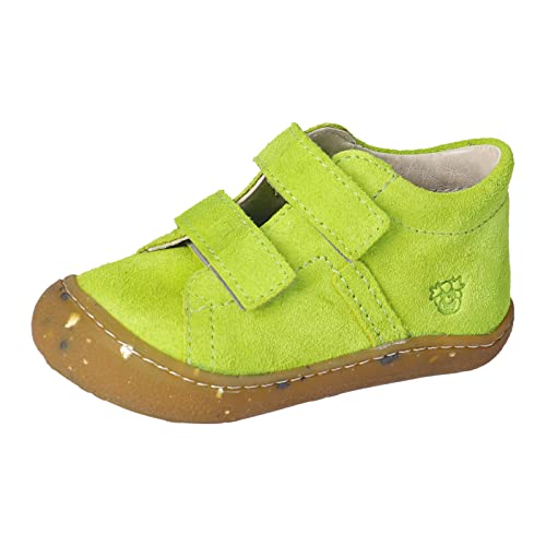 PEPINO Ricosta Jungen Low-Top Sneaker CALY,Kinder Halbschuhe,Weite: Normal,lose Einlage,Laufschuhe,Klettschuhe,Klettverschluss,Lime (510),25 EU von PEPINO