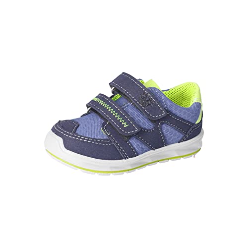 PEPINO Ricosta Jungen Low-Top Sneaker Perry,Kinder Halbschuhe,WMS:Mittel,lose Einlage,Strassenschuhe,Sportschuhe,Ozean/Reef (160),28 EU von PEPINO