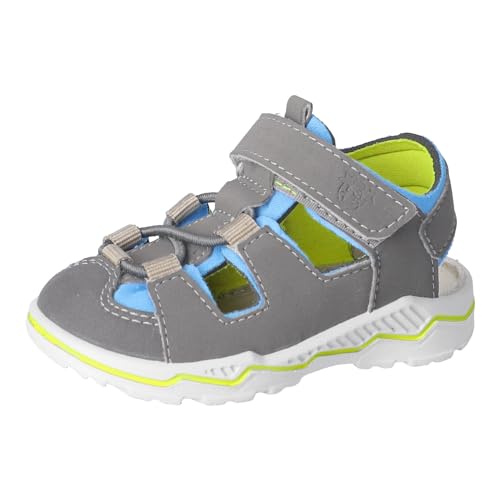 RICOSTA Jungen Sandalen GERY, Kinder Lauflernschuhe, Weite: Mittel, waschbar, outdoorsandalen, halbschuhe, klettverschluss, meteor/sky (460), 23 EU von RICOSTA