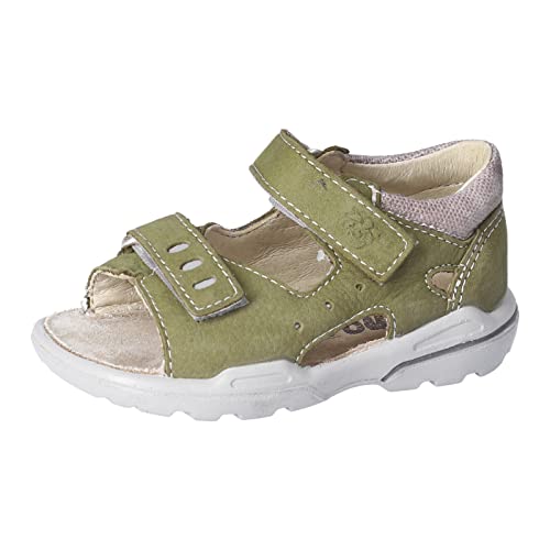 PEPINO Ricosta Jungen Sandalen JANKO,Kinderschuhe,WMS:Mittel,strandschuhe,outdoorsandalen,halbschuhe,klettverschluss,kids,oliv (530),28 EU von PEPINO