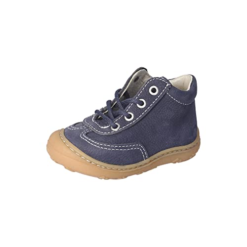 RICOSTA Baby Jungen Stiefel GABRY,Kinder Lauflernschuhe,WMS:Mittel,lose Einlage,terracare,Blauer Engel,Booties,Leder,schnürstiefel,See (170),23 EU von RICOSTA
