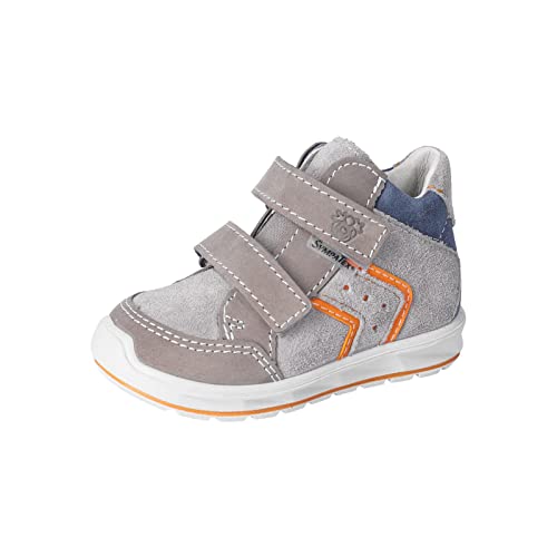 PEPINO Ricosta Jungen Stiefel KIMO,Kinder Boots,WMS:Mittel,lose Einlage,Sympatex,Booties,Leder,Kids,Kinderschuhe,Graphit (450),24 EU von PEPINO