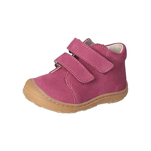 PEPINO Ricosta Mädchen Lauflernschuh Chrissy,Kinderboots,WMS:Mittel/Weit,Klettstiefel,Booties,Leder,junior,Kleinkinder,Fuchsia (360),21 EU von PEPINO