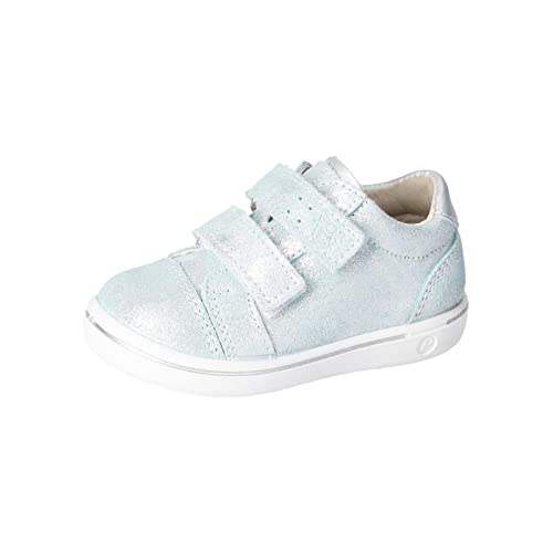 PEPINO Ricosta Mädchen Low-Top Sneaker LENIE,Kinder Halbschuhe,WMS:Mittel,lose Einlage,Klettschuhe,Klettverschluss,Kids,Mint (520),25 EU von PEPINO