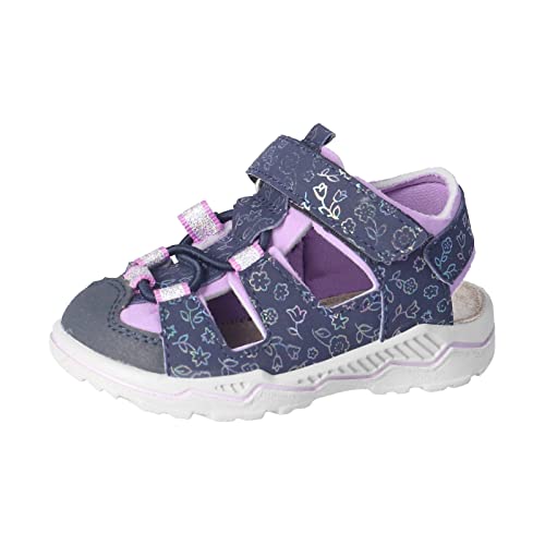 PEPINO Ricosta Mädchen Sandalen GERY,Kinderschuhe,WMS:Mittel,klettverschluss,kinderschuhe,sommerschuhe,nautic/blueberry (160),21 EU von PEPINO