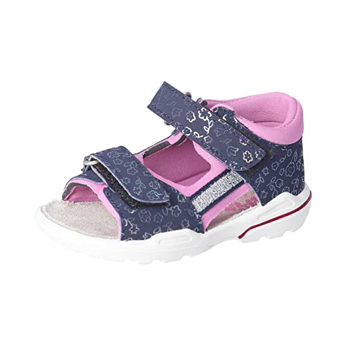 PEPINO Ricosta Mädchen Sandalen KAIA,Kinderschuhe,WMS:Mittel,Halbschuhe,Klettverschluss,Kinderschuhe,Nautic/rosada (170),21 EU von PEPINO