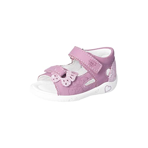 PEPINO Ricosta Mädchen Sandalen Silvi,Kinderschuhe,WMS:Mittel,Sandaletten,Klettverschluss,Kids,Kinderschuhe,Purple (340),24 EU von PEPINO