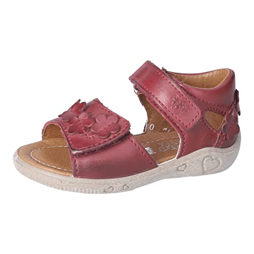 PEPINO Ricosta Mädchen Sandalen Tildi,Kinderschuhe,WMS:Mittel,offene Schuhe,Sandaletten,Klettverschluss,Kids,Fuchsia (360),19 EU von PEPINO