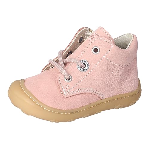 RICOSTA Mädchen Stiefel CORY, Kinder Lauflernschuhe, Weite: Mittel, lose Einlage, terracare, schnürstiefel, booties, leder, rosa (310), 24 EU von RICOSTA