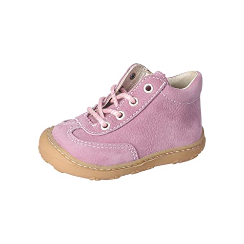 RICOSTA Baby Mädchen Stiefel GABRY,Kinder Lauflernschuhe,WMS:Mittel,lose Einlage,terracare,Blauer Engel,schnürstiefel,booties,purple (320),23 EU von PEPINO