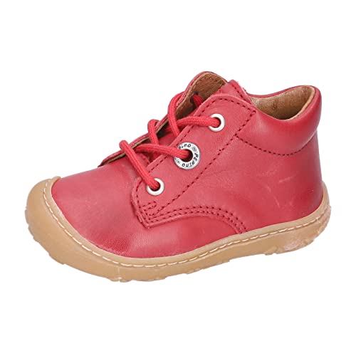 PEPINO Ricosta Mädchen und Jungen Stiefel Cory,Kinder Boots,WMS:Mittel,lose Einlage,Booties,Leder,Kids,Kinderschuhe,rot (350),22 EU von PEPINO