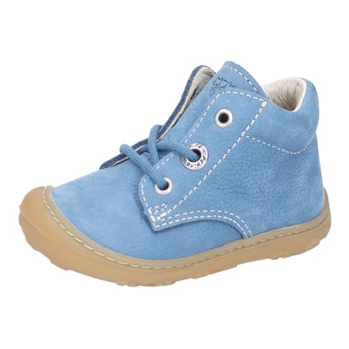 RICOSTA Mädchen und Jungen Stiefel CORY, Kinder Lauflernschuhe, Weite: Mittel, lose Einlage, terracare, schnürstiefel, leder, jeans (140), 25 EU von RICOSTA