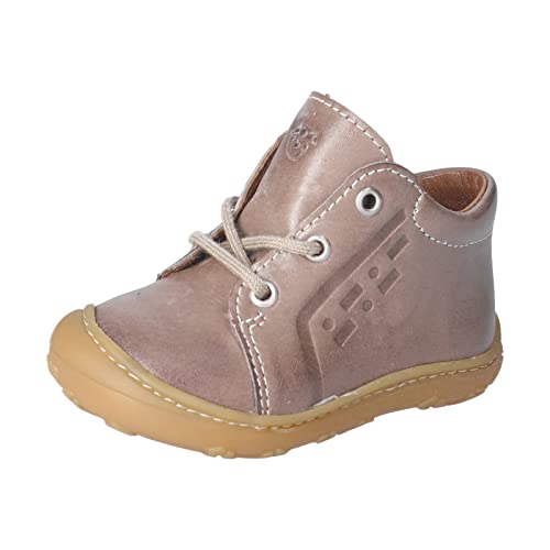 PEPINO Ricosta Mädchen und Jungen Stiefel Ronny,Kinder Boots,WMS:Mittel,lose Einlage,Leder,Kids,junior,Kleinkinder,kies (650),20 EU von PEPINO