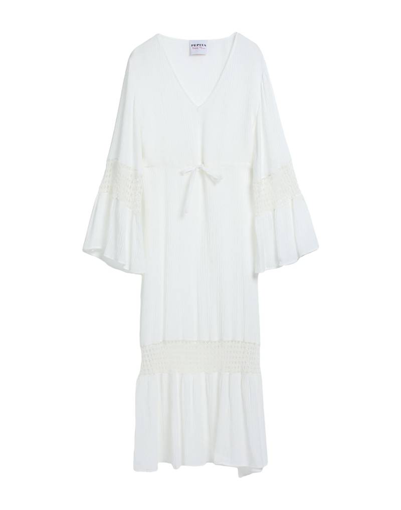 PEPITA Midi-kleid Damen Weiß von PEPITA