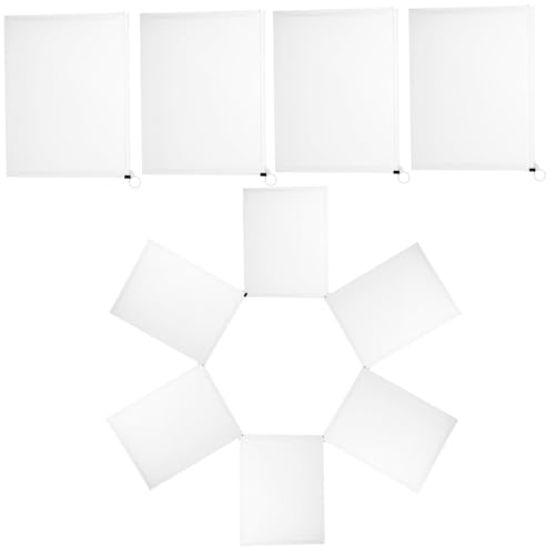 PEPLAYTAL 10 Stück Teiliges Transparentes Extra Dickes Große Multifunktionale Aufbewahrungstasche für Geld Stifte und Büromaterial Leicht Reißfest und Tragbar von PEPLAYTAL