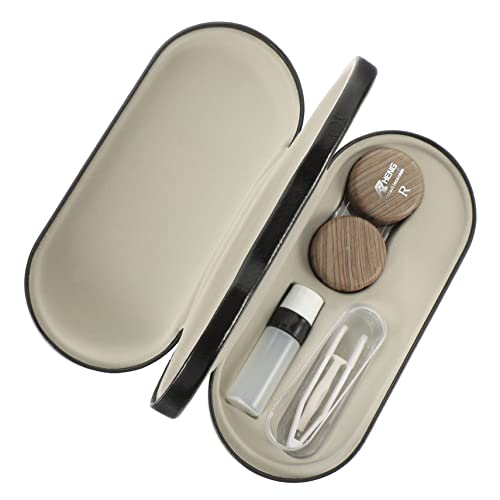 PEPLAYTAL Doppellagiges Brillenetui Aus Hochwertigem Pu-Material Tragbare Brillenbox Mehrzweck-Brillen-Organizer Für Reisen Und Zuhause Geeignet Für Mehrere Brillen von PEPLAYTAL