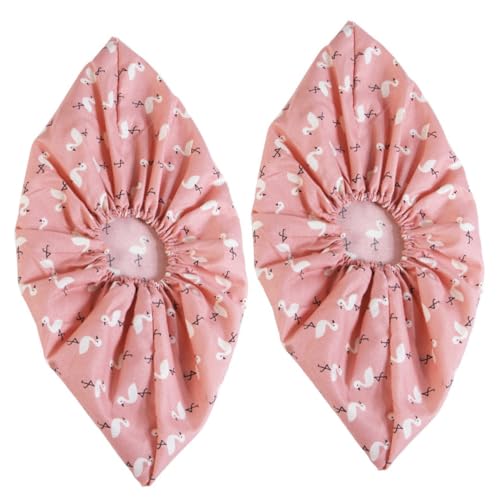 PEPLAYTAL 2 Paare rutschfeste Füße Schuhschutz waschbar drinnen Hausschuhe Frauen Männer schuhüberzieher Wiederverwendbare Überschuhe rutschfeste Schuhabdeckung Rosa von PEPLAYTAL